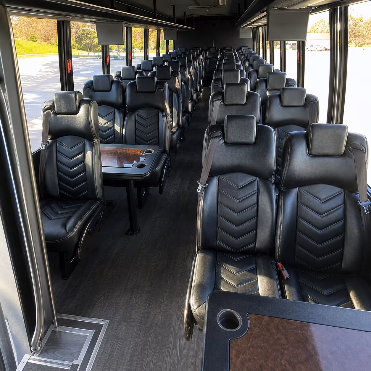 Brownsville Airport Shuttle & Transportation party bus exterior