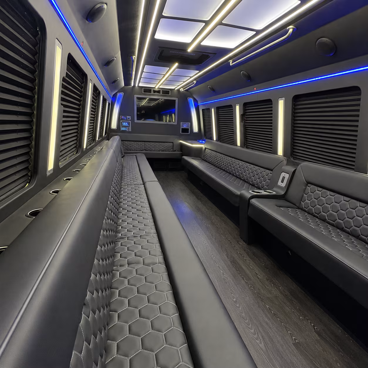Brownsville Bachelor & Bachelorette Transportation onboard seating