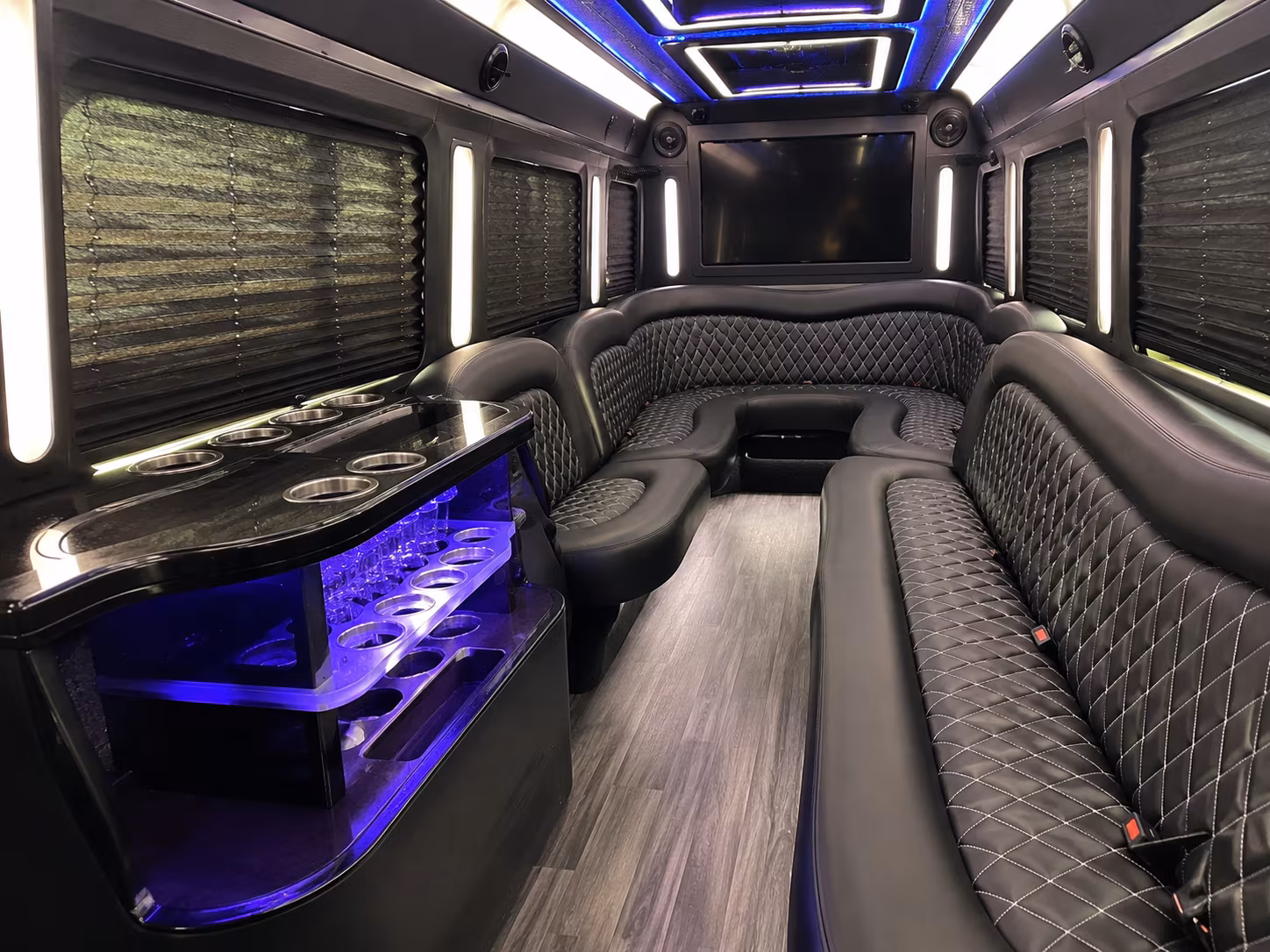 Brownsville Concert & Music Festival Transportation party bus exterior