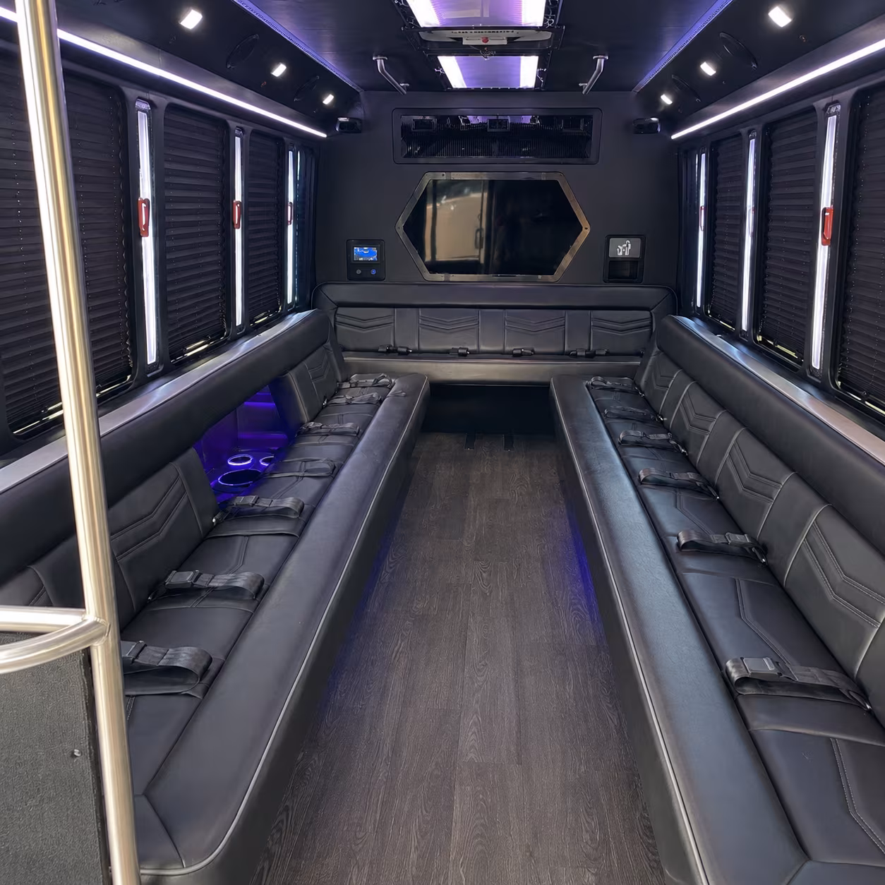 Brownsville Concert & Music Festival Transportation party bus exterior