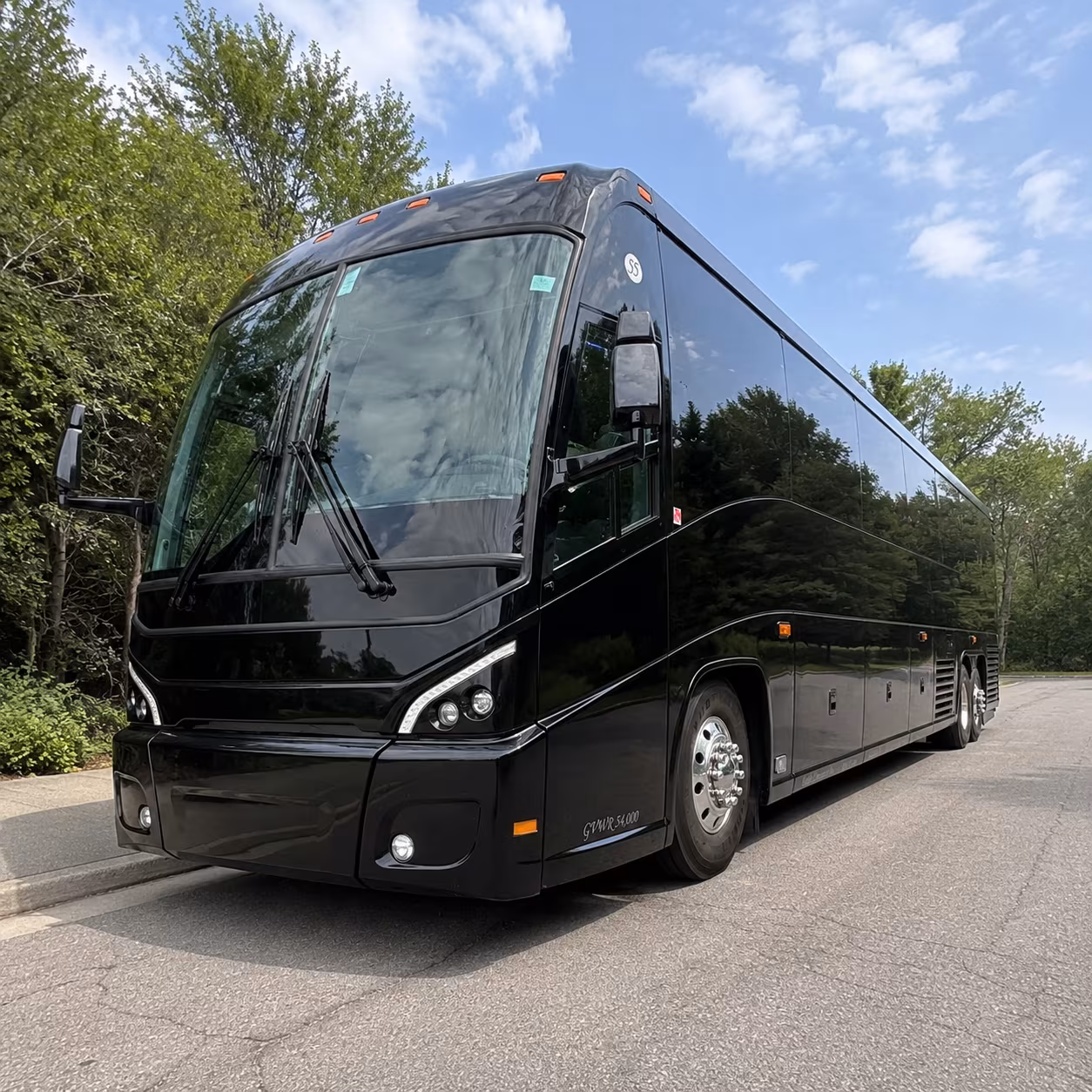 Brownsville Corporate Transportation party bus exterior