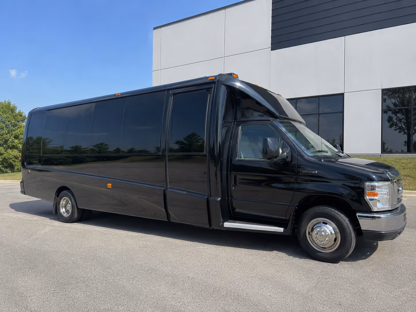 Brownsville Sporting Event Transportation party bus exterior